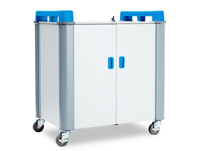 LapCabby LAP20VBL, Vagn för hantering av bärbar enhet, Blå, Golv, 47 cm, 35 cm, 6 cm