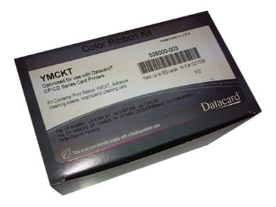 Datacard YMCKT - Farge (cyan, magenta, gul) - skriverbånd - for Datacard SD260, SD260S, SD460
