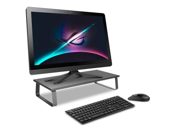 TECHly OFFICE series - Stativ - riser - for Skjerm - MDF, stål - svart Sort