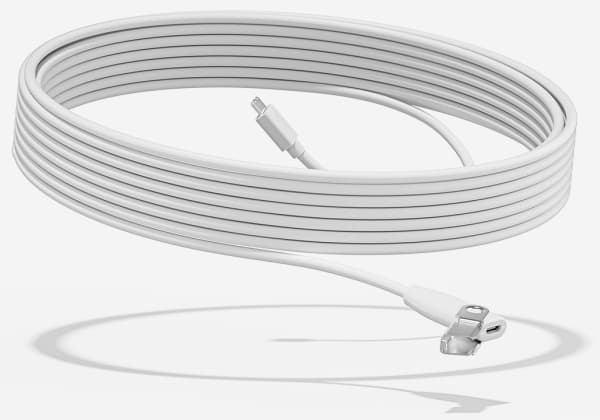 Logitech Rally Mic Pod Extension Cable - Mikrofonforlengelseskabel - 10 m - plenum - for Rally Mic Pod; Rally Bar, Bar Mini, Plus; Room Solution Larg