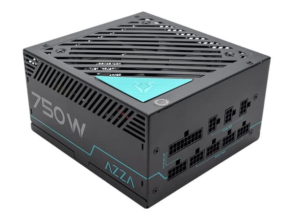 AZZA - Strømforsyning (intern) - ATX12V 2.4/ EPS12V 2.92 - 80 PLUS Gold - AC 100-240 V - 750 watt