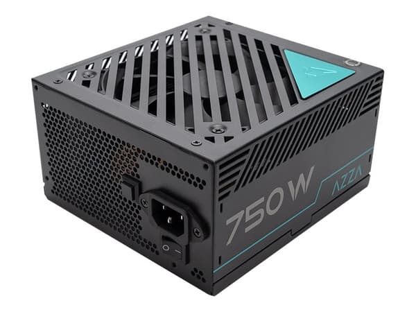 AZZA - Strømforsyning (intern) - ATX12V 2.4/ EPS12V 2.92 - 80 PLUS Gold - AC 100-240 V - 750 watt