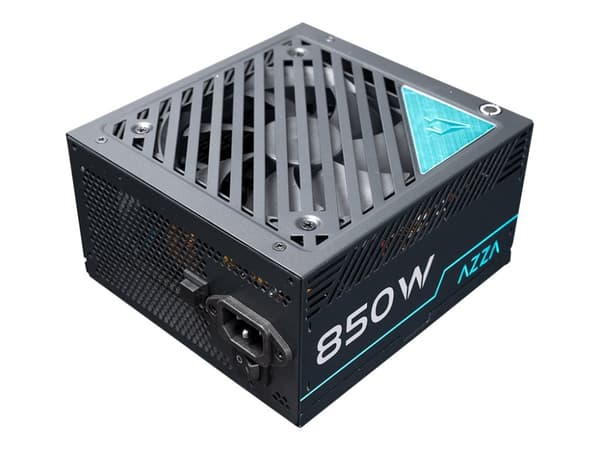AZZA PSAZ-850G14 - Strømforsyning (sisäinen) - ATX12V 2.4/ EPS12V 2.92 - 80 PLUS Gold - AC 100-240 V - 850 Watt musta