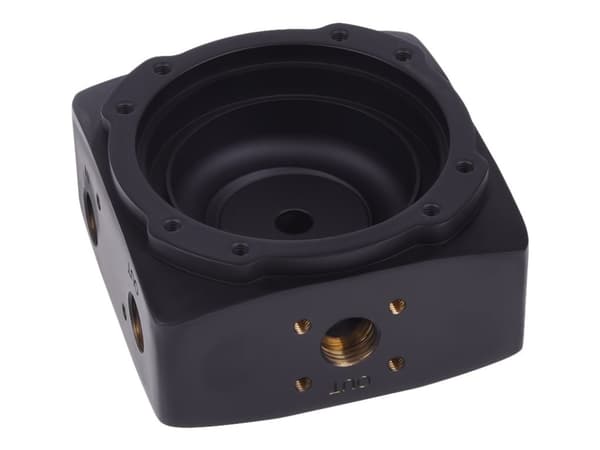 Alphacool Eisdecke D5 - Liquid cooling system pump top - mørkesvart