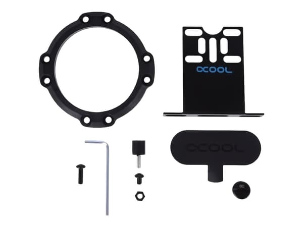 Alphacool Eisdecke D5 - Liquid cooling system pump top - mørkesvart