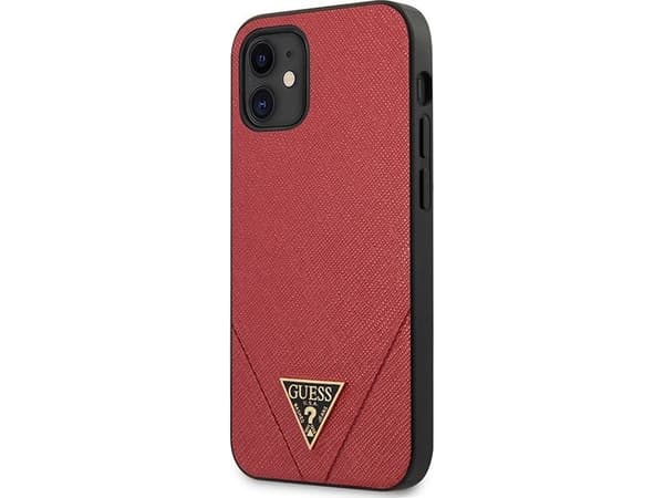 Guess GUHCP12SVSATMLRE iPhone 12 mini 5,4" rød/rød hardt deksel Saffiano