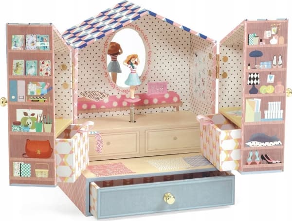 DJECO Tinou Shop, Smyckesskrin, Multifärg, Barn, Flicka, 6 År