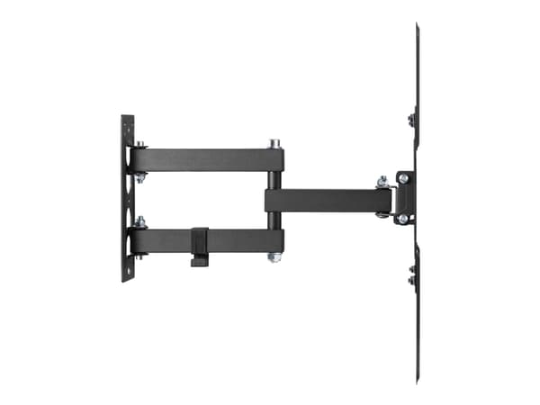 Vision VFM-WA4X4/3 - Monteringssett (veggarm) - dobbeltleddelt - for LCD-skjerm - kaldvalset stål - svart - skjermstørrelse: 37"-60"