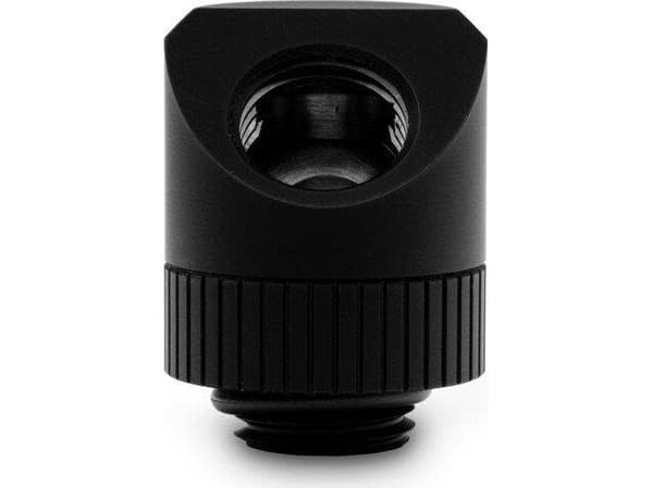 EK Water Blocks EK-Quantum Torque Rotary 45°, Fittings, Messinki, Musta, Uros, Naaras, 1/4"