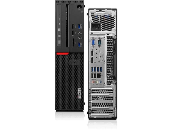 Refurbished | Lenovo ThinkCentre M900 - Stationær - Intel® Core™ i5-6500 - RAM 8 GB - 240 GB SSD | T1A musta