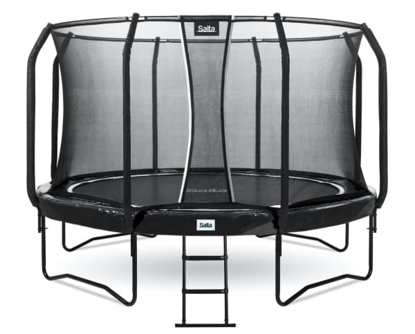 Salta First Class, Trampoline over bakken, Rektangulær, 180 kg, 5 år, Safety net, Sort