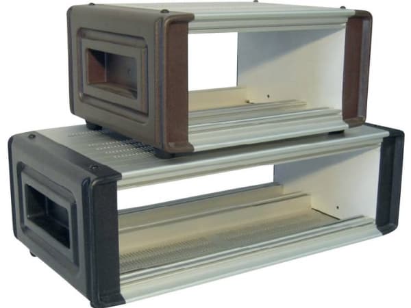 Proma 133 046c Laboratorie-kabinet (B x H x T) 510 x 175 x 280 mm Aluminium, Plastic Aluminium (anodiseret), Brun 1 stk
