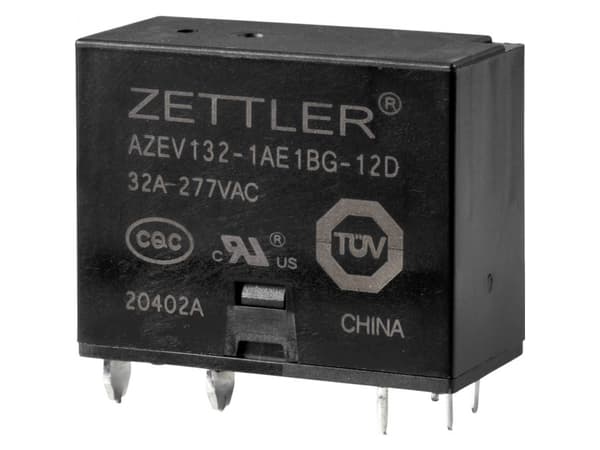 Zettler Electronics AZEV132-1AE1BG-12D Powerrelæ 12 V/DC 32 A 1 x sluttekontakt 1 stk