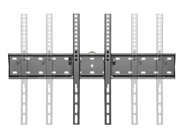 Equip 650332, 177,8 cm (70"), 200 x 200 mm, 600 x 400 mm, -12 - 12°, Rustfritt stål, Sort