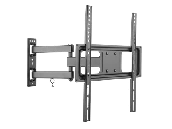Equip 650341, 139,7 cm (55"), 200 x 200 mm, 400 x 400 mm, -15 - 10°, Rustfritt stål, Sort