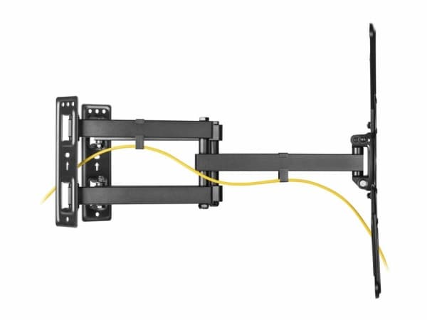 Equip 650328, 139,7 cm (55"), 200 x 100 mm, 400 x 400 mm, -15 - 2°, Muovi, Ruostumaton teräs, Musta