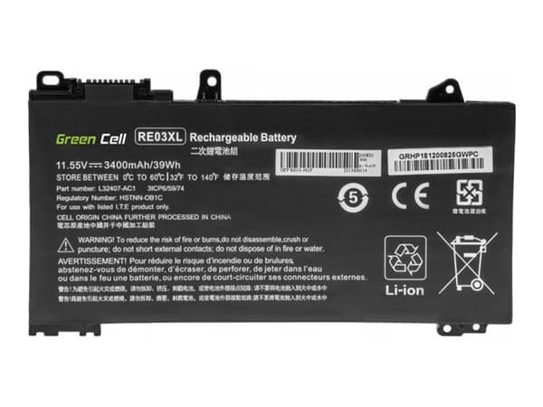 Bateria Green Cell RE03XL do HP ProBook 430 G6 G7 440 G6 G7 445 G6 G7 450 G6 G7 455 G6 G7 445R G6 455R G6 455R G6