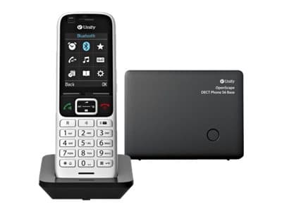 Unify OpenScape DECT Phone S6 Base - Trådløs telefon - med Bluetooth-grensesnitt med anrops-ID - ECO DECT - svart