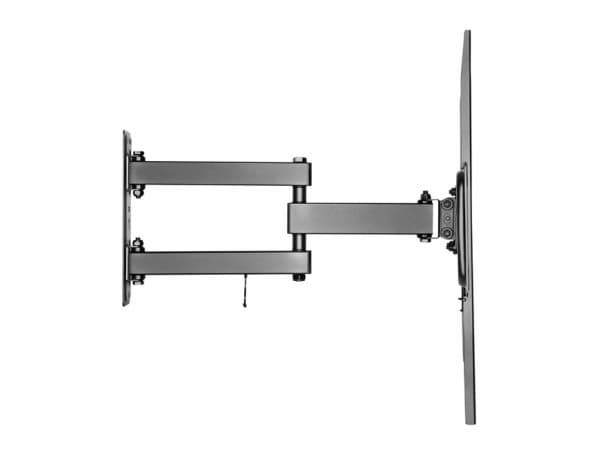 Equip 650342, 177,8 cm (70"), 200 x 200 mm, 600 x 400 mm, -15 - 10°, Ruostumaton teräs, Musta