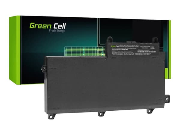 Green Cell - Batteri til bærbar PC (tilsvarer: HP CI03XL) - litiumpolymer - 6-cellers - 3400 mAh - svart - for HP ProBook 640 G2, 645 G2, 650 G2, 650