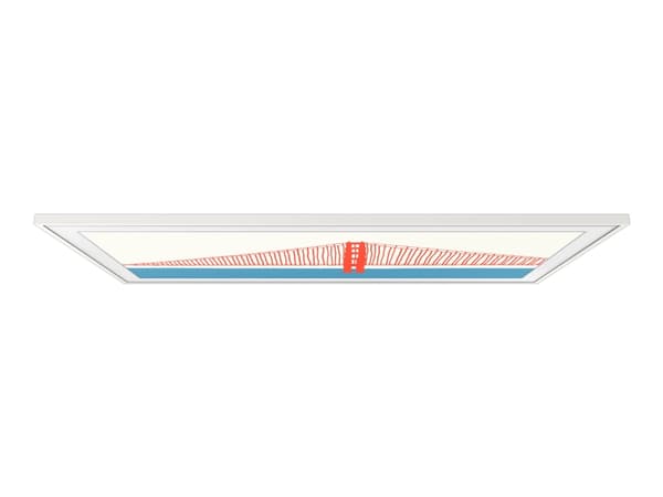 Samsung VG-SCFA50WT - Dekorativ ramme for TV - 50" - hvit - for Samsung QE50LS03AAU, QN50LS03AAF