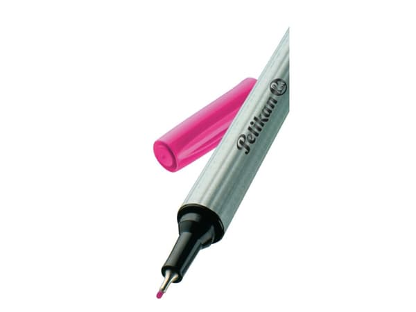 Pelikan 96, Rosa, Fin, Rosa, Silver, Rund, Metall, 0,4 mm