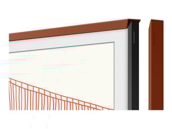 Samsung - Dekorativ ram för TV - 55" - tegelröd avfasning - för Samsung QE55LS03AAU, QE55LS03AU, QN55LS03AAF