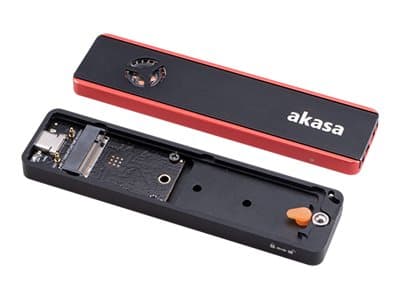 Akasa Vegas AK-ENU3M2-06 - Lagringspakke - M.2 - M.2 NVMe-kort / PCIe 3.0 (NVMe) - USB 3.2 (Gen 2)