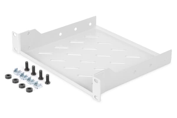 Digitus DN-10-TRAY-2 - Rack-hylle - grå, RAL 7035 - 1U - 10"