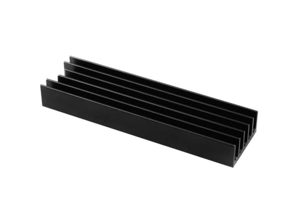 Axagon CLR-M2L10 kylsystem för dator Solid-state drive Kylfläns/Radiatior Svart