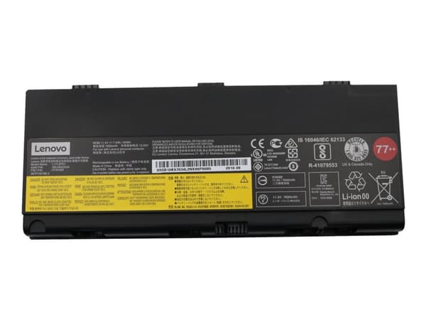 LG Chem - Batteri til bærbar PC - litiumion - 6-cellers - 7900 mAh - 90 Wh - FRU - for ThinkPad P52 20M9, 20MA