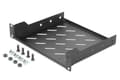 Pikkukuva 3 / 5: Digitus DN-10-TRAY-2-B, Kehikon hylly, Musta, Terästä, 25 kg, 1U, Turkki