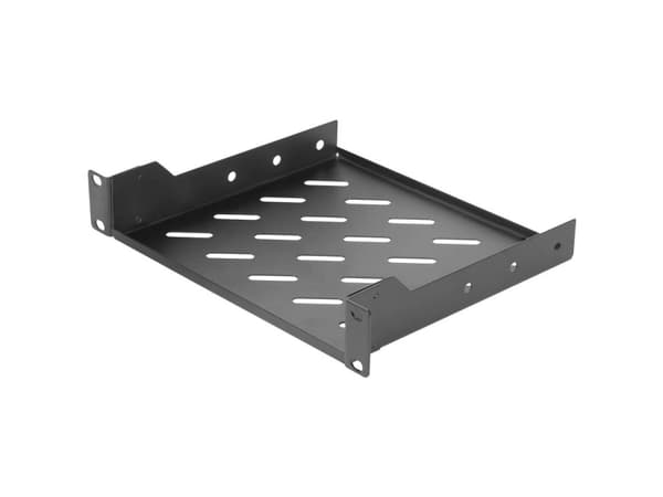 Digitus DN-10-TRAY-2-B, Kehikon hylly, Musta, Terästä, 25 kg, 1U, Turkki