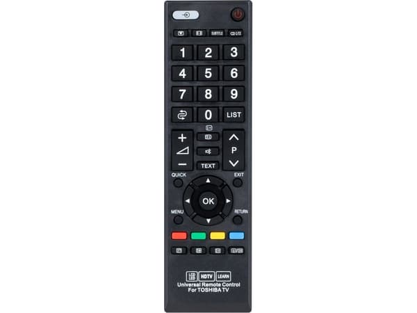 Toshiba TV-fjärrkontroll. Toshiba universell fjärrkontroll för LCD/LED