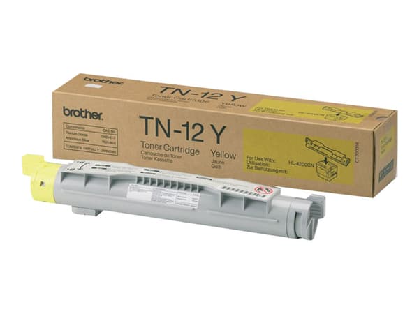 Brother TN04Y Yellow Toner Cartridge tonerpatron 1 stykker Original Gult