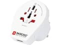 Miniatyrbilde 4 av 4: Skross 1.500267, Type G (UK), Universell, Type B, Type C, Type G (UK), Type I (AU), Type J (CH), Type L (IT), Type N (BR), 100-250 V, 50 - 60 Hz, 7 A