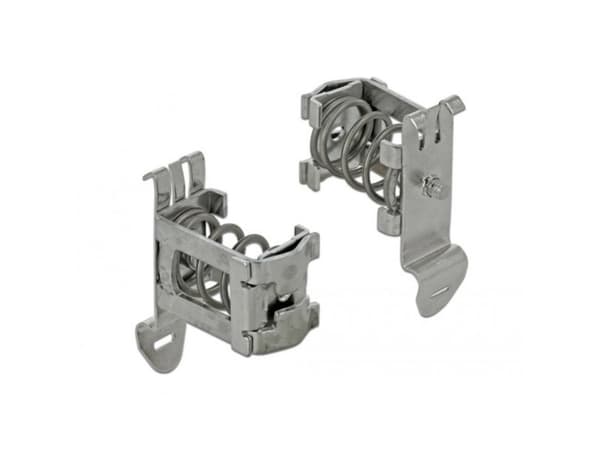 Delock Shield Clamp - Kabelfäste - kan monteras på DIN-skena