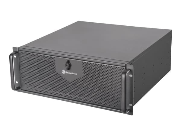 SilverStone RM42-502 - Kan monteras i rack - 4U - SSI EEB - ingen strömförsörjning (ATX / PS/2) - svart - USB/ljud