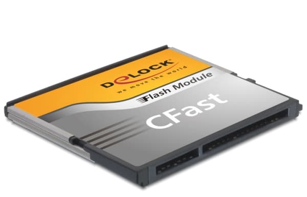 Delock CFast - Flashminnekort - 128 GB - CFast 2.0