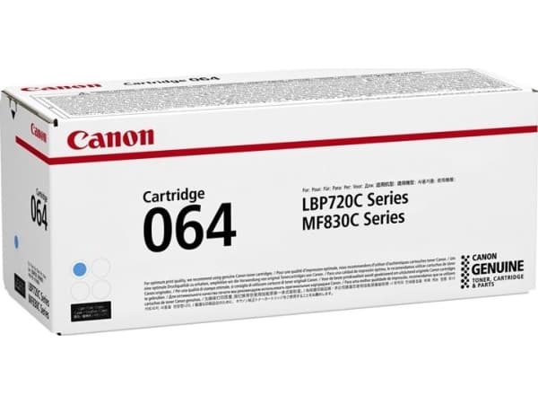Canon 064 - Cyan - original - tonerkassett - för i-SENSYS LBP722Cdw, MF832Cdw