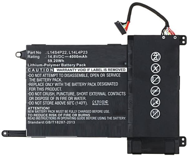 CoreParts - Batteri til bærbar PC - litiumpolymer - 4000 mAh - 59.2 Wh - svart - for Lenovo IdeaPad Y700 Touch-15ISK 80NW