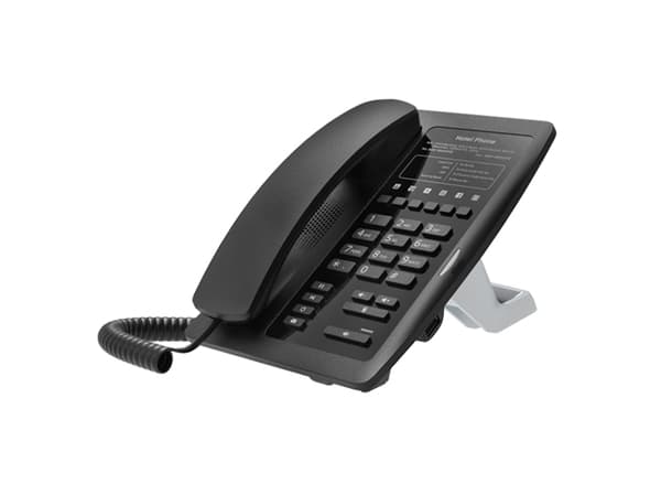 Fanvil H3W - VoIP-telefon med opkalds-ID - SIP, RTCP, RTP, SRTP, SIP v2 over TLS, SIP v2 over UDP, SIP v2 over TCP - 2 linier - sorter