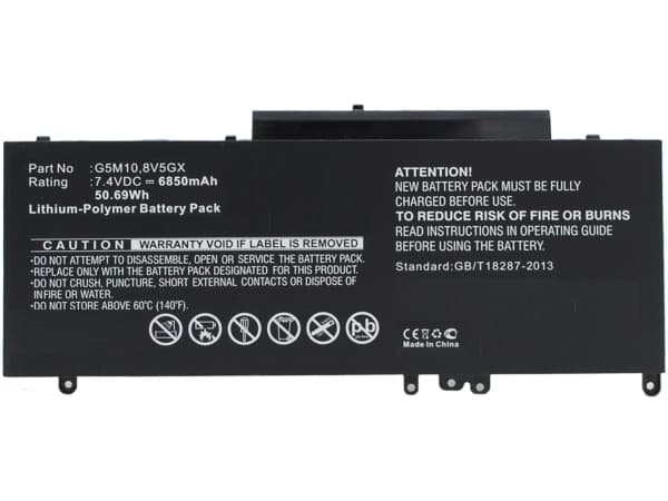 CoreParts - Batteri til bærbar PC (tilsvarer: Dell 6MT4T) - litiumpolymer - 4-cellers - 5800 mAh - 46 Wh - svart - for Dell Latitude E5470, E5570