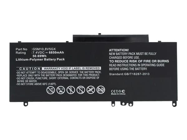 CoreParts - Batteri til bærbar PC (tilsvarer: Dell 6MT4T) - litiumpolymer - 4-cellers - 5800 mAh - 46 Wh - svart - for Dell Latitude E5470, E5570