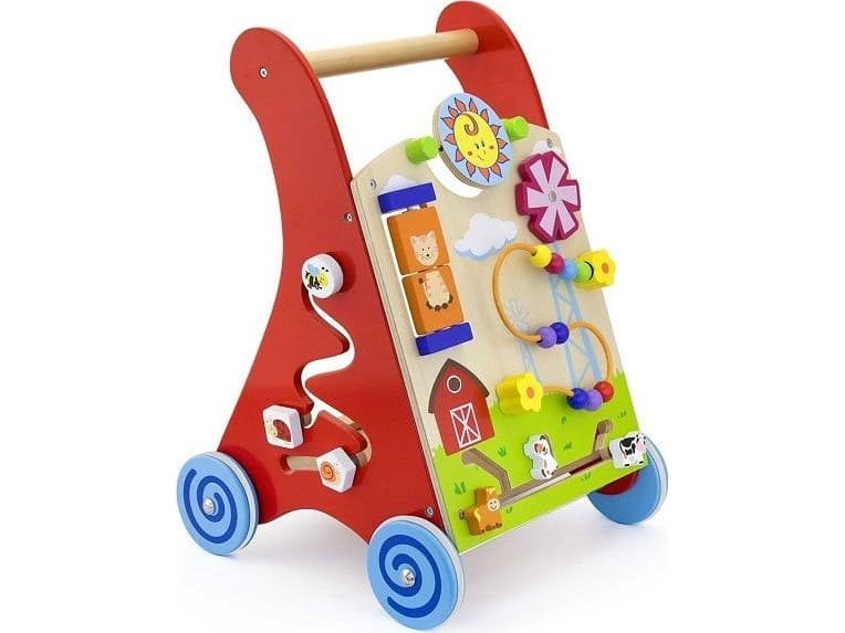 Viga Wooden walker red
