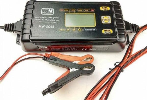 MW Power Charger for MW Power MW-SC6B gel batteries up to 6A 12V/24V AGM and GEL