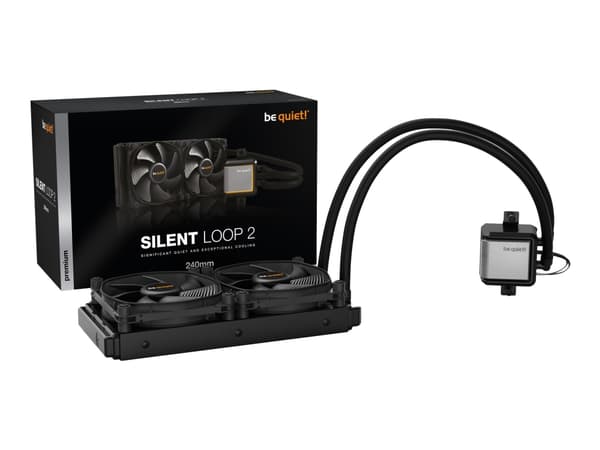 be quiet! silent loop 2 - Prosessorin nestejäähdytysjärjestelmä - (seuraaville: LGA1155, LGA1150, LGA1151, LGA2011-3 LGA2066, TR4, sTR4, LGA1200 / AM