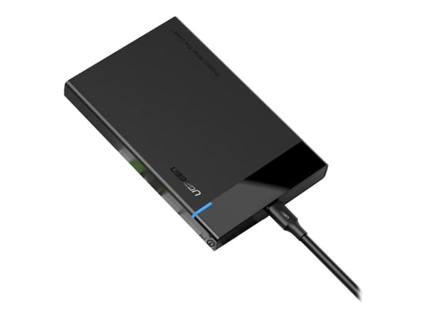 Ugreen US221 - Lagringspakke - 2,5" - SATA 6 Gb/s - USB 3.1 (Gen 2) - svart