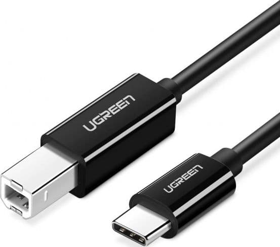 Ugreen USB 2.0 C-B UGREEN US241 cable for 2m printer (black)