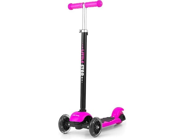 Milly Mally Little Star 3-in-1 askelskootteri, vaaleanpunainen